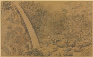 Habitation dans les montagnes du Longmian Dragon Endormi, 1100-1200