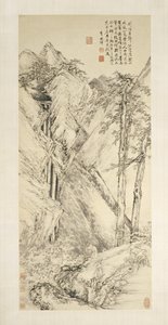 Paysage après Jing Hao et Guan Tong - Li Shizhuo