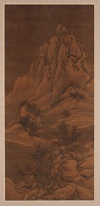 Paysage enneigé après Guo Xi, dynastie Qing, 1702 - Li Yin