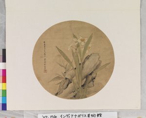 Narcisse et rocher - Liang Yuwei