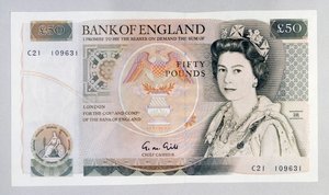 Billet de 50 livres