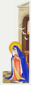 Annonciation à Marie, dessin
