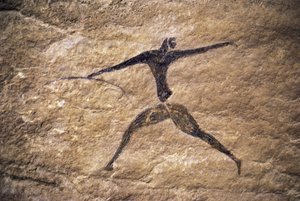 Archer, peinture rupestre, Tassili n