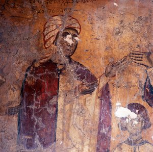 Fresque dans une église à Kandanos, Crète, Grèce (photo) - Unbekannt Unbekannt