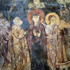 Fresques dans une église à Alikampos, Crète, Grèce - Unbekannt Unbekannt