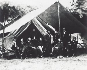 Le général Ulysses Grant et son état-major à City Point, été 1864, guerre de Sécession, USA - Unbekannt Unbekannt