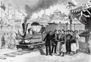 Inauguration du premier chemin de fer français en Chine reliant Tianjin à Tangshan, 20 novembre - Unbekannt Unbekannt