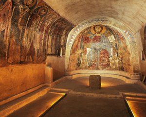 Italie, Apulie, Gravina in Puglia, Crypte rupestre de l