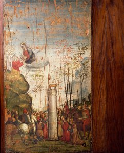 Italie, Milan, Église de Sainte-Marie-des-Grâces, Ancienne sacristie, Moïse sur le Sinaï et le Veau d
