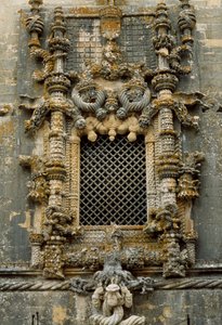 Fenêtre manuéline (gothique tardif portugais) du Couvent de l