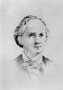 Portrait de Charles Pierre Baudelaire (1821-1867), poète, essayiste, critique d