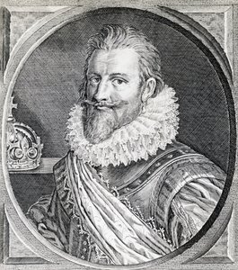 Portrait de Christian IV (1588-1648), roi de Danemark et de Norvège (gravure) - Unbekannt Unbekannt