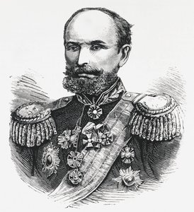 Portrait du général Oklobjio, commandant russe dans le Caucase, guerre russo-turque - Unbekannt Unbekannt