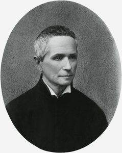 Portrait de Giulio Isdegerde Cecchi, connu sous le nom de père Filippo Cecchi (1822-1887), physicien, météorologue et inventeur italien, gravure