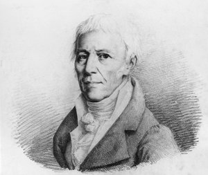 Portrait de Jean-Baptiste Pierre Antoine de Monet, Chevalier de Lamarck (1744-1829), naturaliste, zoologiste, biologiste et précurseur de la théorie de l