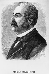 Portrait de Marco Minghetti, économiste et homme d