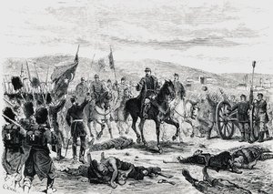 Prince Carol de Roumanie inspectant les troupes après la quatrième bataille de Pleven, guerre russo-turque - Unbekannt Unbekannt