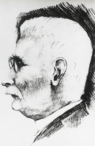 Portrait de Henri Louis Le Chatelier (1850-1936), chimiste et métallurgiste français, gravure - Unbekannt Unbekannt