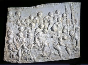Premiers secours donnés à un soldat romain, frise de Trajan - Unbekannt Unbekannt