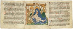 Une table de canon avec une lamentation - Lienhart Ysenhut