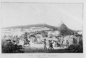 La bataille de Vinegar Hill, 21 juin 1798, gravée par Henry Brocas