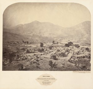 Vues de Mysore : Temple de Bhoganarasimhaswami, dans le fort, Devarayadroog (depuis le plateau) - Lieutenant Colonel Henry Dixon