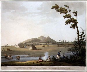 Vue du campement de l