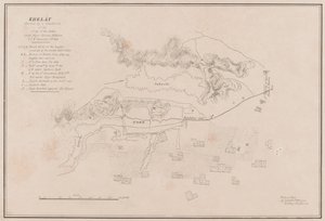 Croquis de la forteresse de Ghuznee. Pris d