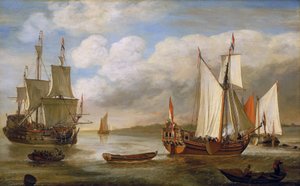Variété de bateaux néerlandais : voiliers, navires et péniches - Lieve Verschuier