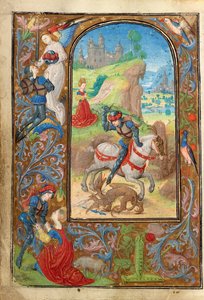 Saint Georges et le dragon - Lieven van Lathem