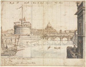 Dix-huit vues de Rome : Le Castel Sant