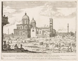 Santa Maria Maggiore de Prospectus Locurum Urbis Romae Insignium - Lievin Cruyl