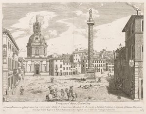 Colonne Trajane de "Prospectus Locurum Urbis Romae Insign[ium]"