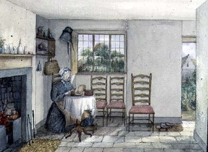 Le cottage de Mme Hancock, une des maisons de charité à Anyhoe - Lili Cartwright
