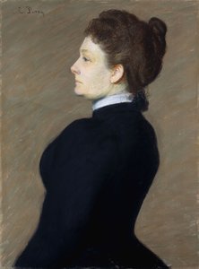 Dame en noir - Lilla Cabot Perry