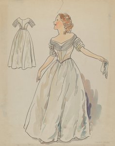 Robe, vers 1936 - Lillian Causey