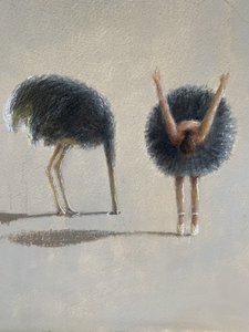 Tête dans le sable