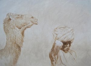 Rabari menant un chameau - Lincoln Seligman