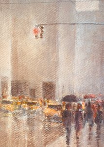 New York pluvieux - Lincoln Seligman