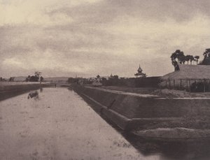 Amerapoora : Fossé sud du mur de la ville