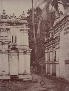 Amerapoora : Vue parmi les pagodes près de la statue - Linnaeus Tripe