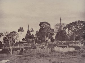 Rangoon : entrée nord de la pagode Shwe Dagon - Linnaeus Tripe