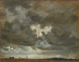 Étude de nuages, vers 1850