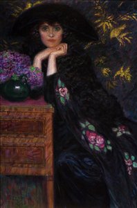 Figura di Donna Ritratto di Violette - Lionne