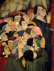 Vierge de Miséricorde (détail), c.1320 - Lippo Memmi