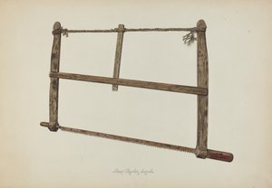 Scie de tonnelier, 1938