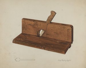 Rabbet Plane, 1938 - Lloyd Charles Lemcke