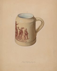 Chope en grès pour bière - Lloyd Charles Lemcke