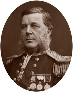 Capitaine Bedford Clapperton Trevelyan Pim, officier de marine britannique, 1883 - Lock and Whitfield