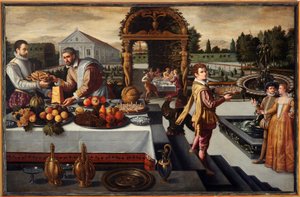 Banquet en plein air - Lodewijk Toeput